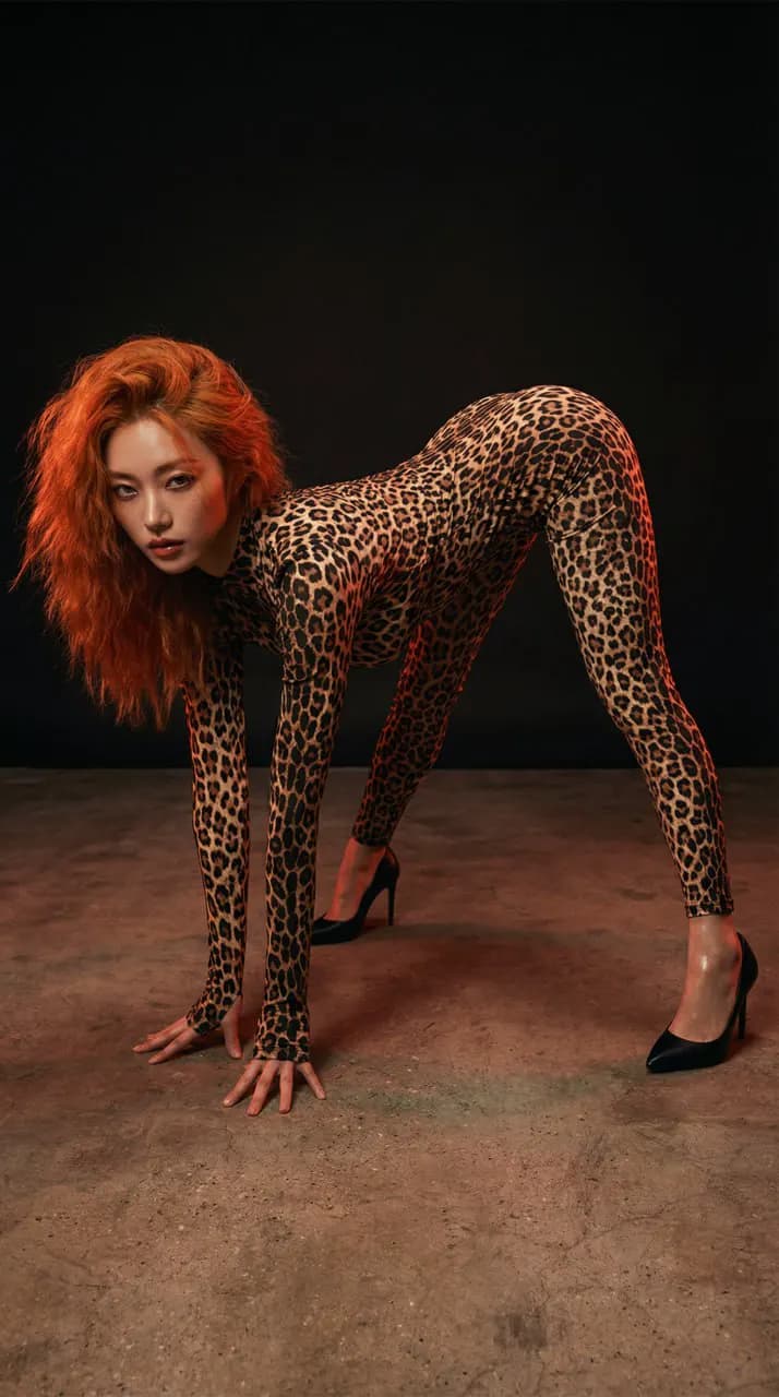 Amora in a studio portrait